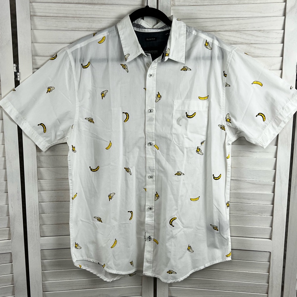 Drill Clothing Company Novelty BANANA Camp Shirt XL